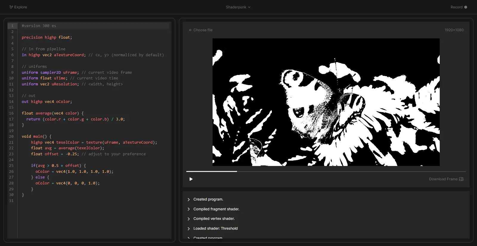 Shdaerpunk Editor GUI